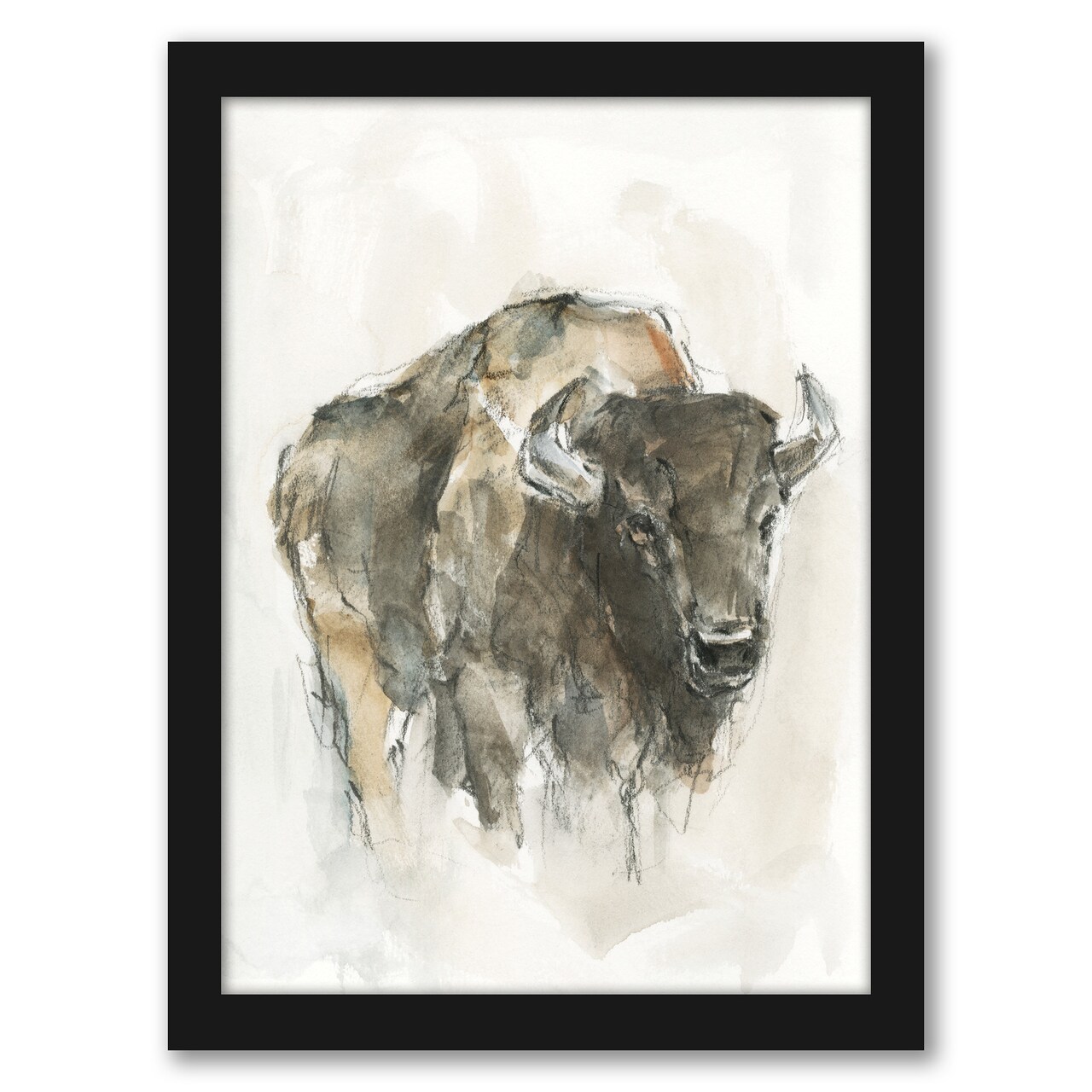 American Buffalo I By Ethan Harper by World Art Group Frame  - Americanflat